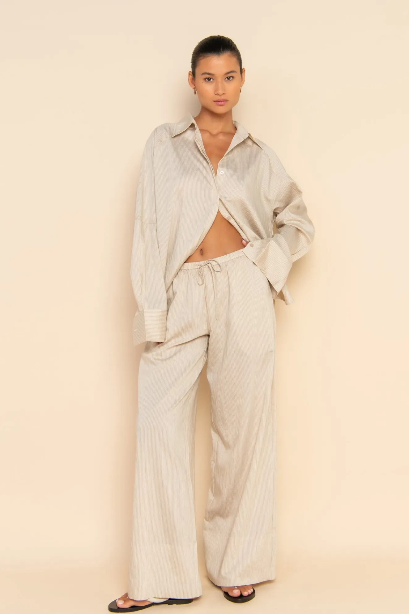 ARIES PANT - OAT STRIPE