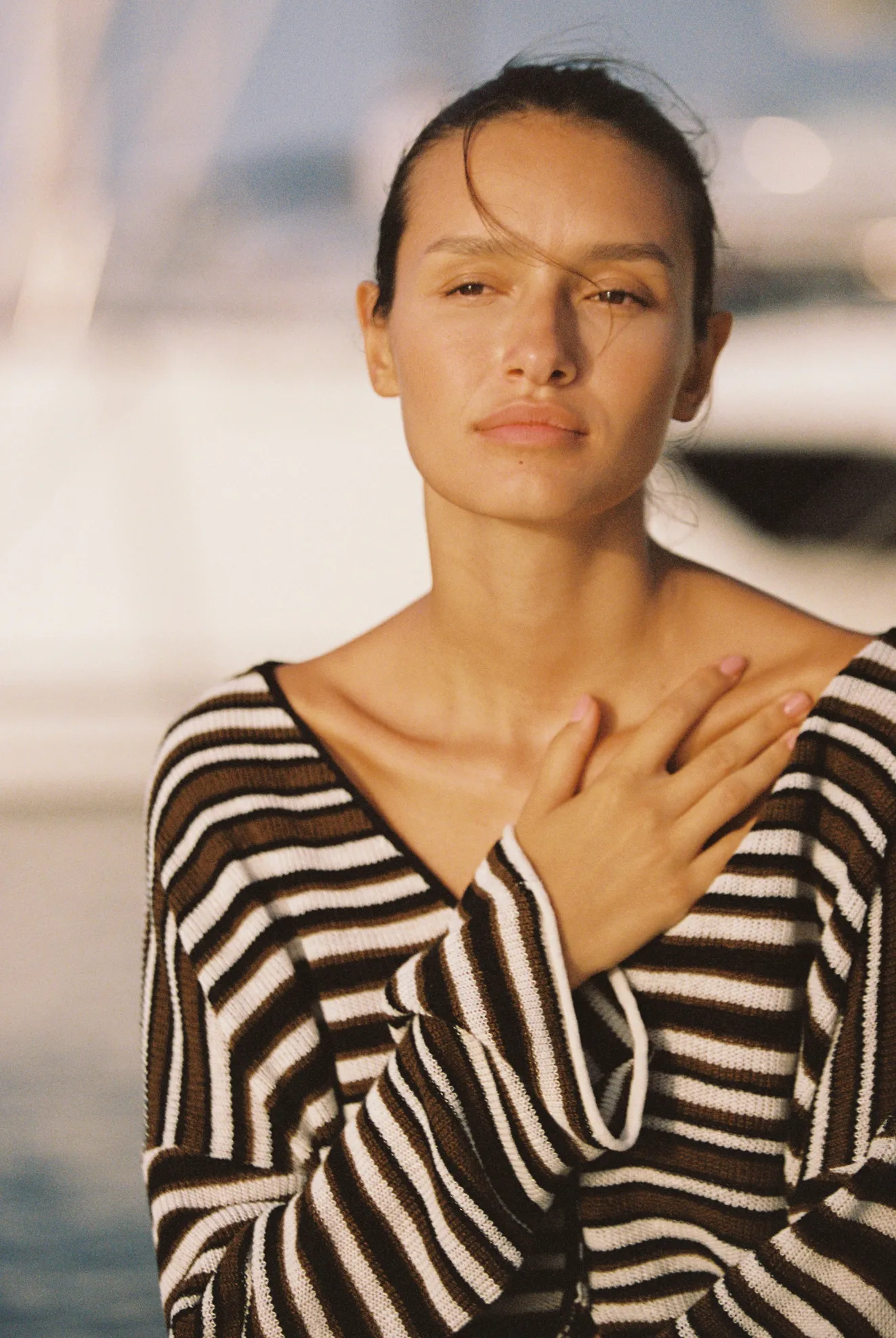 AURA SHIRT - DESERT STRIPE