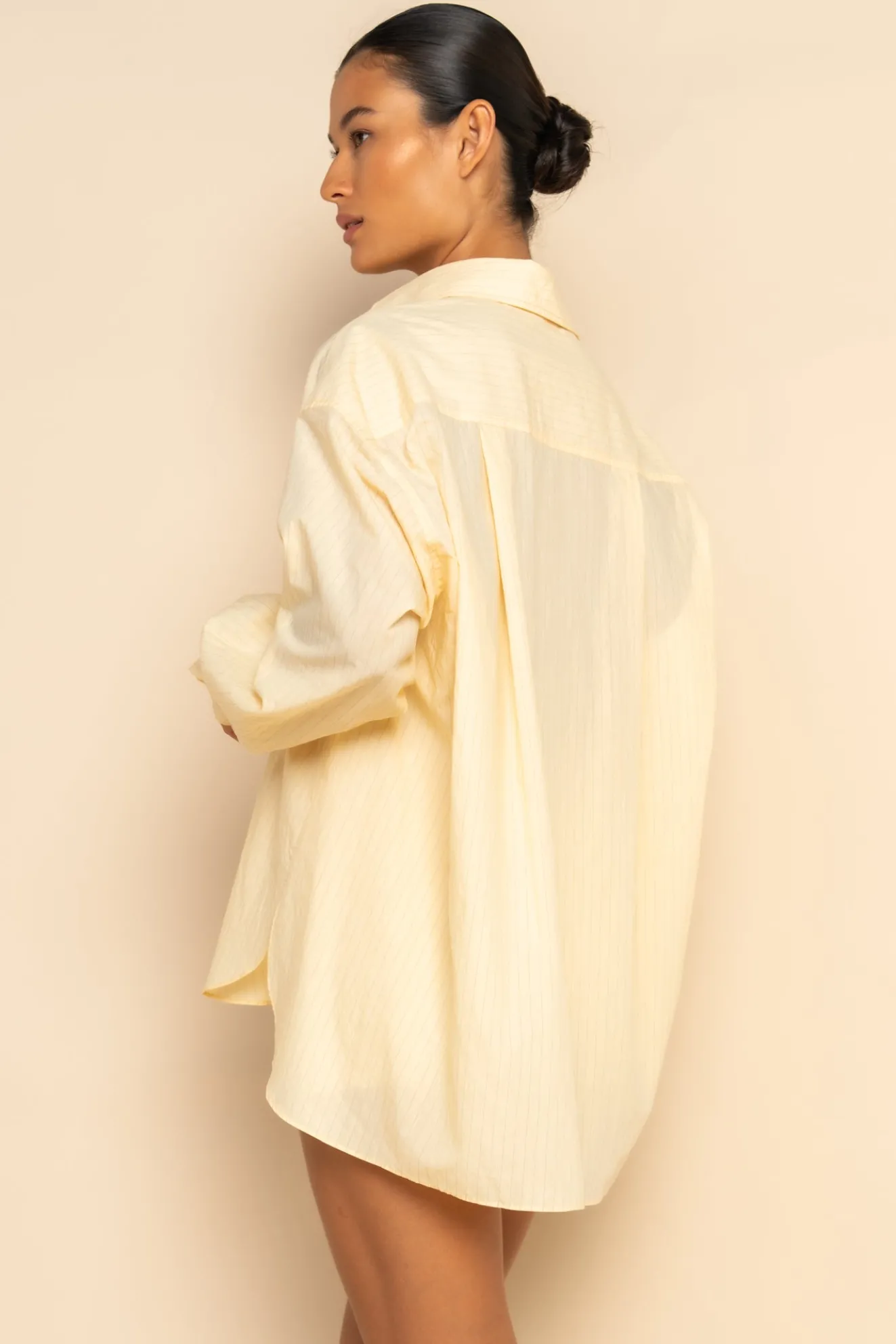 REMI SHIRT - BUTTER PINSTRIPE